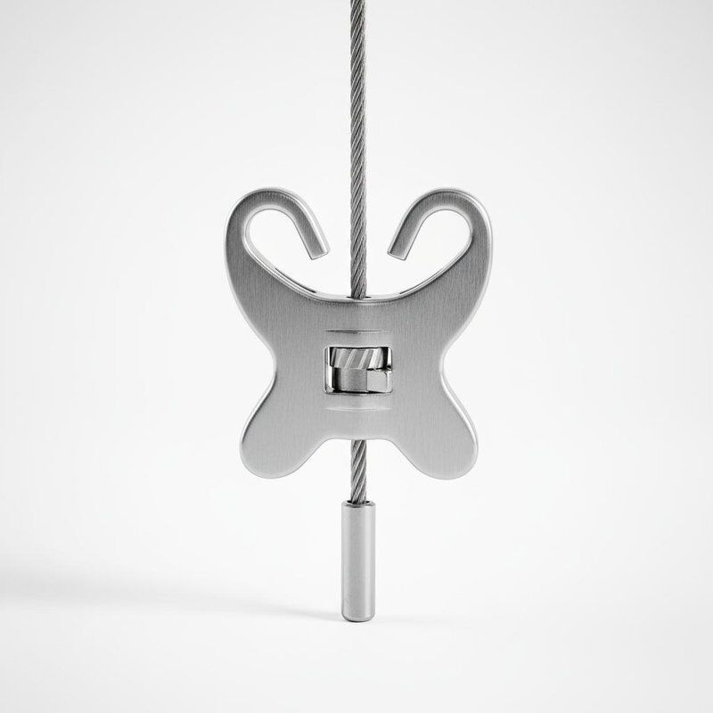 Metal S-Type Butterfly Cable Anchoring Component
