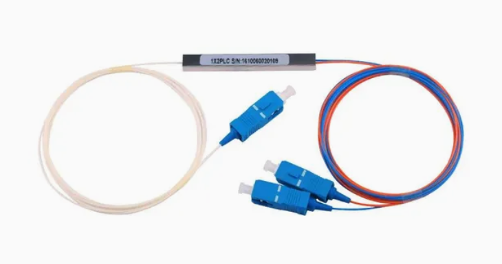 PVC LSZH PLC Splitter Module 1310nm - 1550nm Optical Fiber Plc Splitter